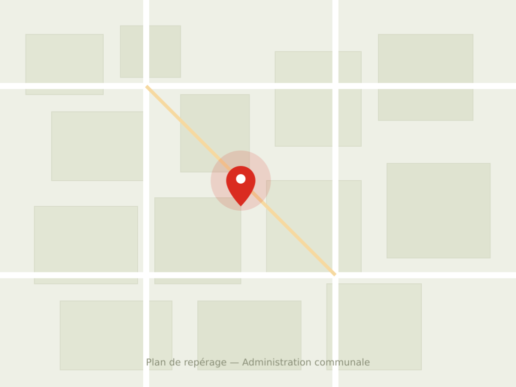 Plan de repérage de l'administration communale de Chavannes-sur-Moudon